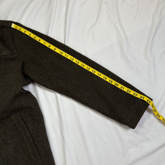 J. Crew Men's Uniform Green Insulated Wool Jacket Size S - Picture 10 of 11